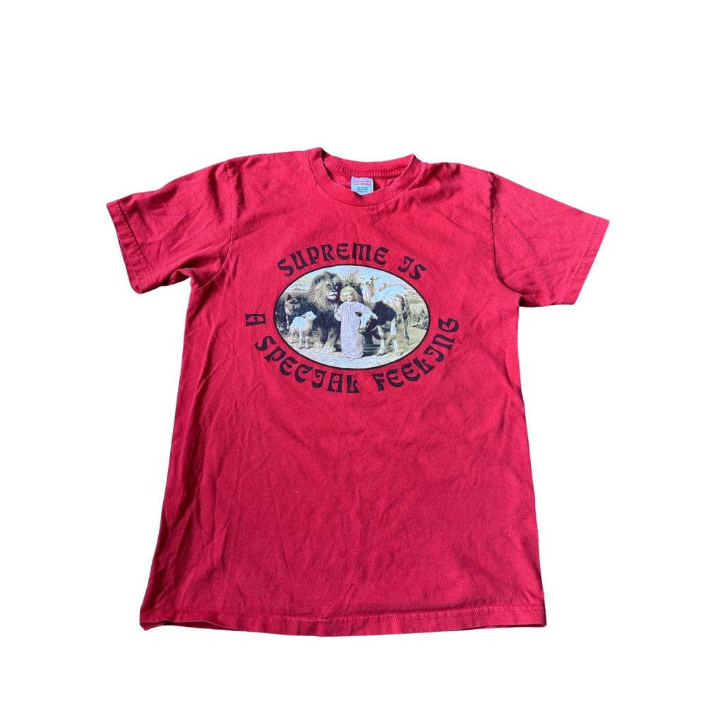 Supreme is a Special Feeling Red Tee Mens Size Medium